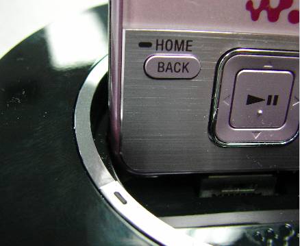 walkman in cradle